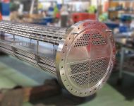 ASME U stamp shell and tube heat exchanger designed and manufactured by Sterling Thermal Technology