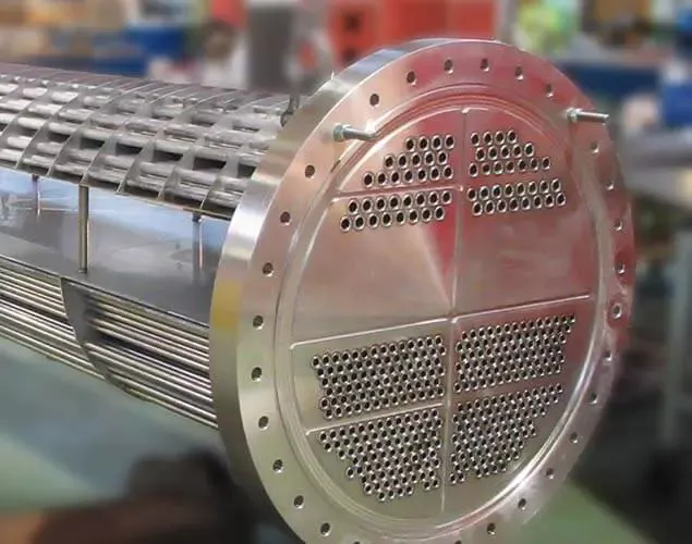 liquid-to-liquid heat exchanger, also known as shell and tube heat exchanger designed and manufactured by Sterling Thermal Technology