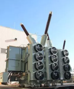 OFAF Transformer cooler manufactured by Sterling Thermal Technology for JST Transformateurs