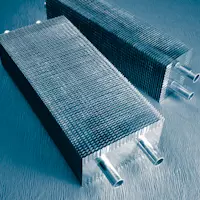 Photo 1 of finned tubes designed and manufactured by Sterling Thermal Technology - Extended surface heat exchanger