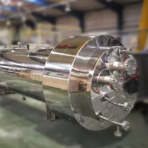 Heat exchanger, shell and tube designed and manufactured by Sterling Thermal Technology
