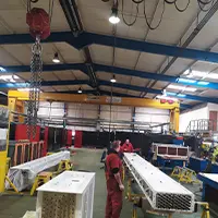 Staff working in Sterling Thermal Technology's Birmingham factory to manufacture heat exchangers