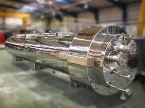 Fixed tube shell & tube heat exchanger design and manufactured by Sterling Thermal Technology in the UK