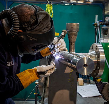 manufacturing heat exchangers , Sterling Thermal Technology's employee welding