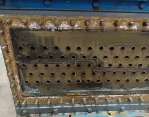 Corroded heat exchanger