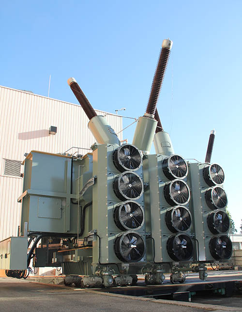OFAF (oil forced - air forced) transformer cooler manufactured by Sterling Thermal Technology