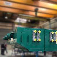 CACW cooler in Sterling Thermal Technology's factory where it was designed and manufactured for a renewable energy application