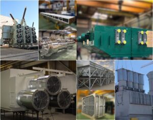 heat exchangers including coolers (CACA and CACW) designed and manufactured by Sterling Thermal Technology
