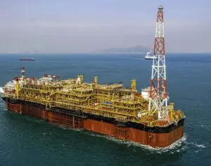 FPSO not far from the shore