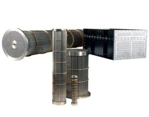 Titanium coolers for a navy (defence) application designed and manufactured by Sterling Thermal Technology