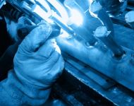 plant maintenance - heat exchanger coil rewelded by Sterling Thermal Technology's aftermarket staff